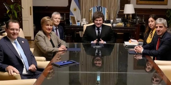 El presidente Milei se reunió con Kristalina Georgieva