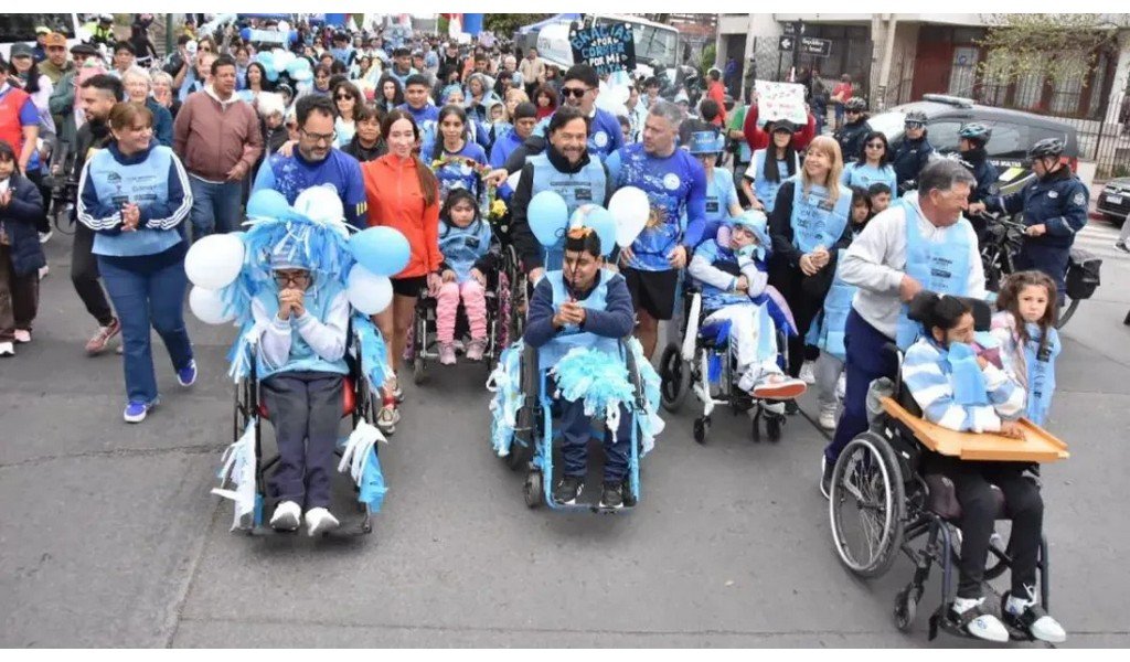 Gustavo Sáenz acompañó a HIRPACE en una multitudinaria jornada de inclusión y solidaridad