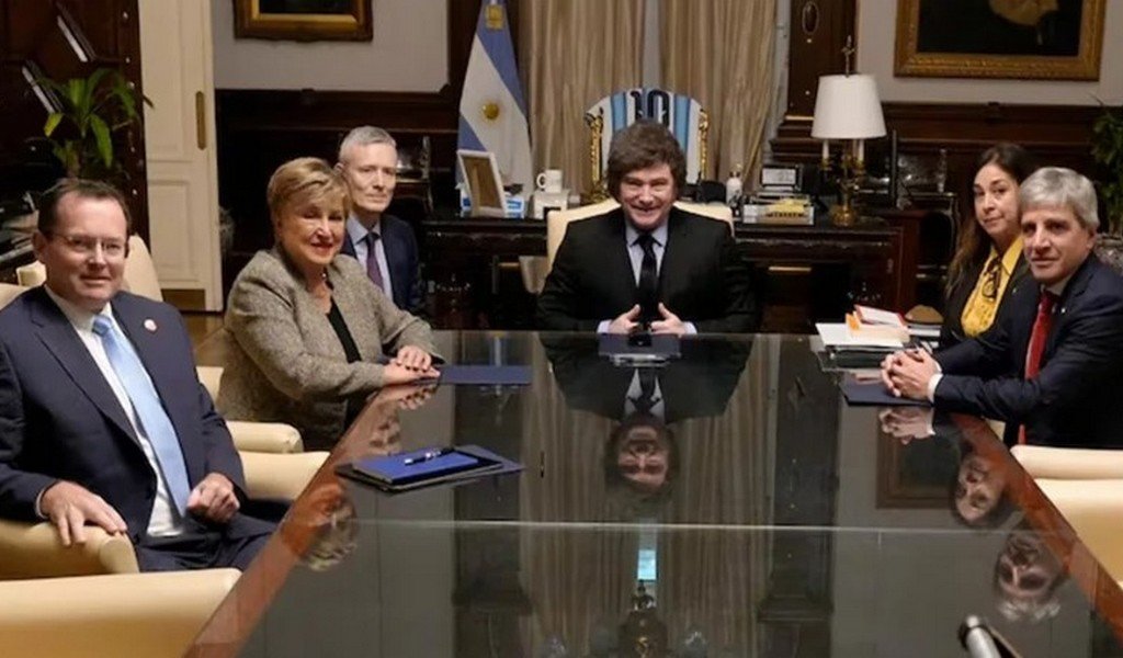 El presidente Milei se reunió con Kristalina Georgieva