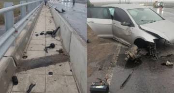 Terrible accidente en Circunvalación Oeste: dos personas resultaron heridas de gravedad