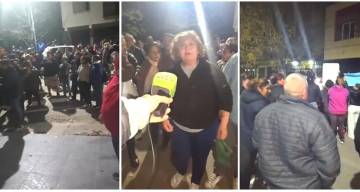 Lamentable: algunos vecinos de Juan Bautista Alberdi marcharon en apoyo al intendente destituido por vínculos con el narcotráfico