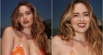 Modelo de talla grande respondió las críticas por sus fotos en bikini