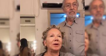 Solita Silveyra compartió un video inédito de Brandoni antes de una función de su última obra