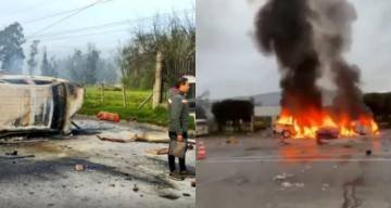Tragedia en Colombia: un camión sin frenos provocó un choque múltiple en un peaje y dejó cinco muertos